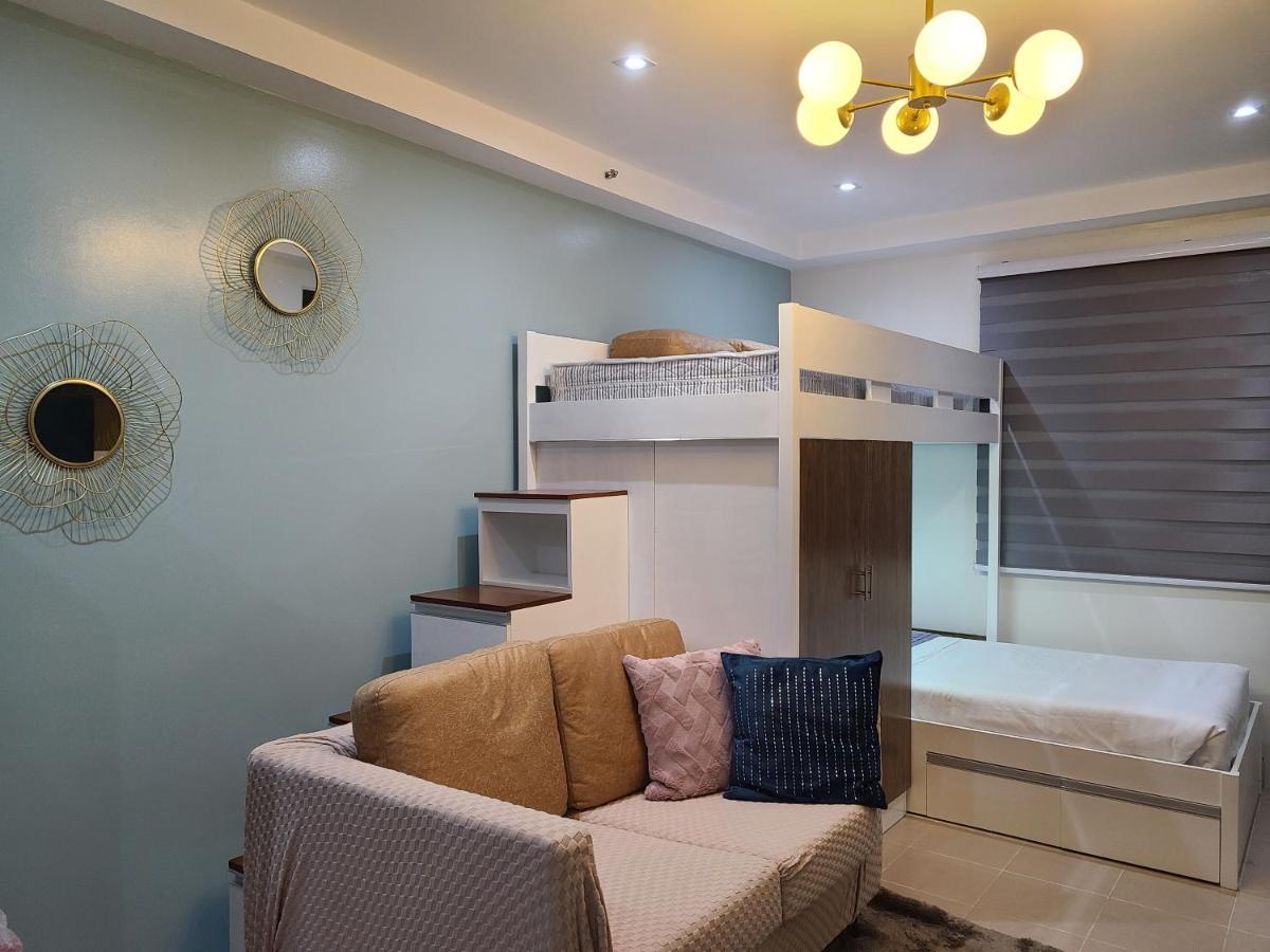 Plumera Condo Near Mactan Airport Studio With Balcony Bankal Exteriör bild